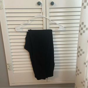 Fleece lined old navy MATERNITY black leggings, size medium